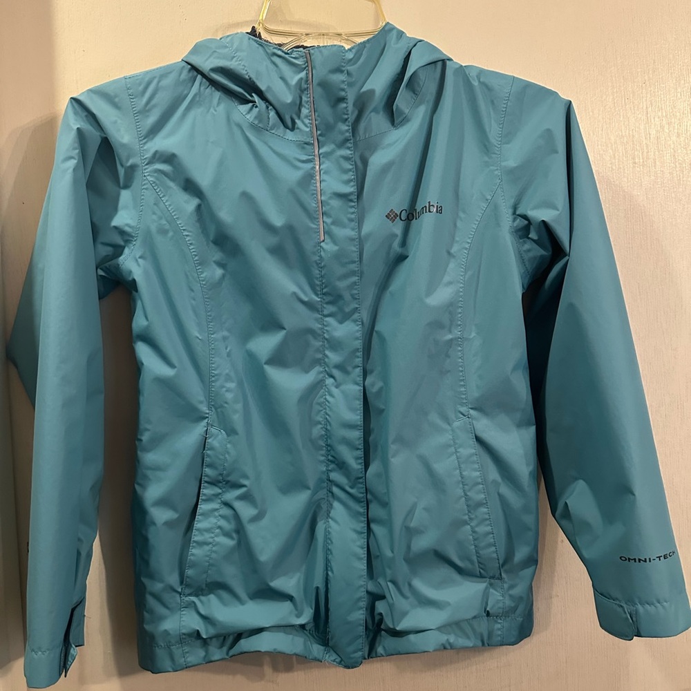 Columbia Girls Hooded Jacket Size Smoll - Picture 2 of 9